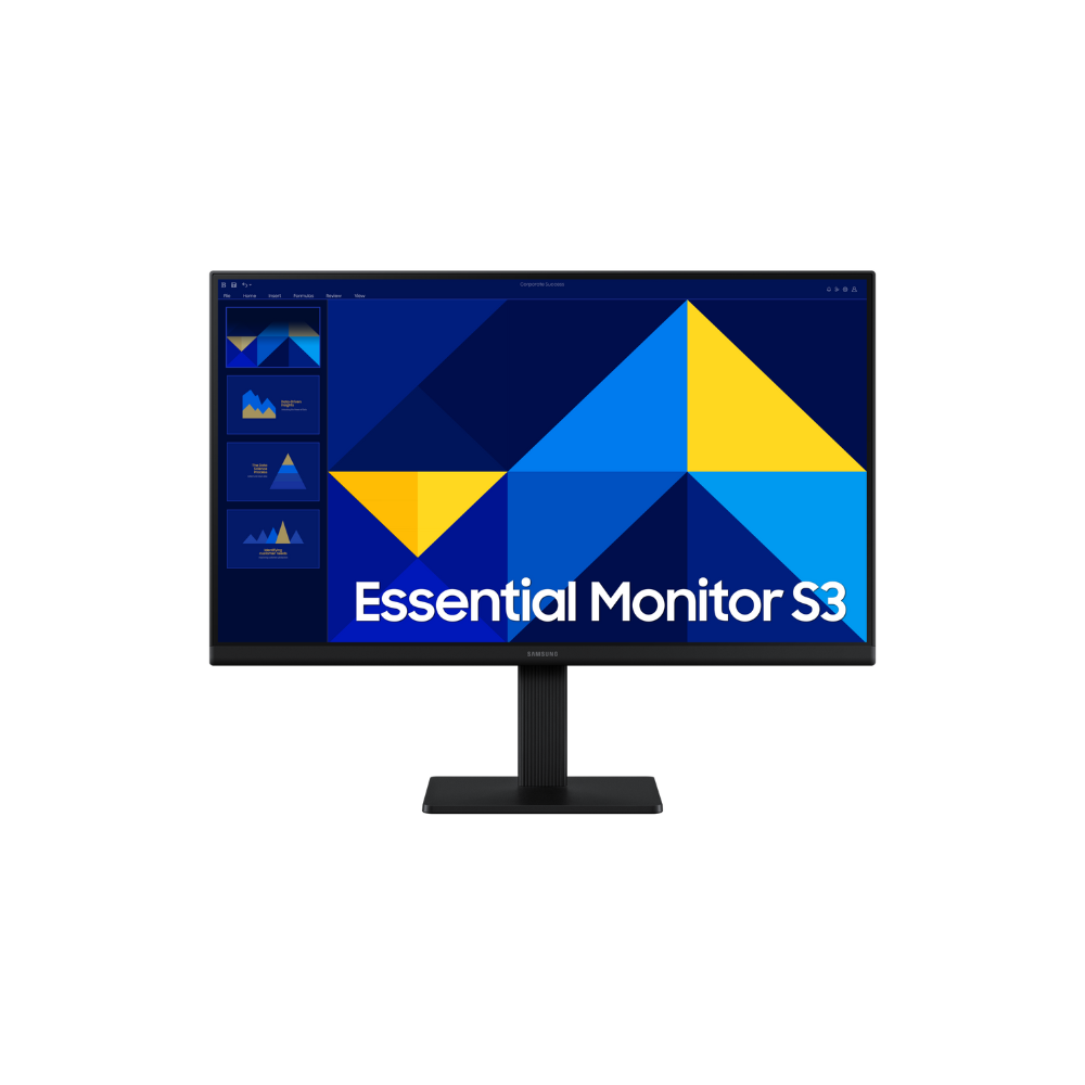 Samsung LS24F320GAWXXL (S3) – 24" FHD IPS, HDMI x2, 178° Viewing Angle, 120Hz, 3-Side Borderless, Wall Mountable, 3 Year Warranty