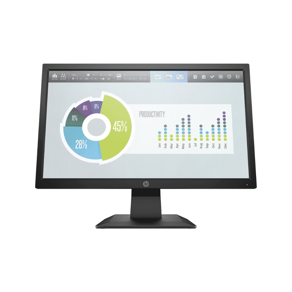 HP V20 (1H849A6) – 19.5" HD+, VA Panel, VGA/HDMI, 1600x900, Tilt -5° to +25°, 3 Years Warranty
