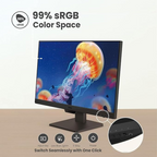 BenQ GW2486TC (White) – 23.8" FHD IPS Borderless, 100Hz, 99% sRGB, USB-C/DP/HDMI, Speakers, Daisy Chain, Height Adjustable, 3 Year Onsite Warranty
