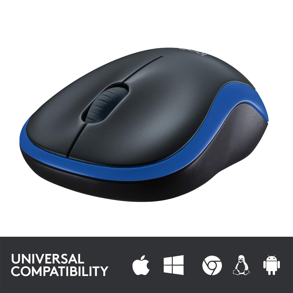 Logitech M185 1000DPI 2.4Ghz Wireless Optical Mouse with 12 Month Battery Life