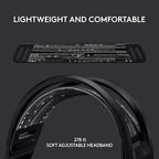 Logitech G733 Lightspeed RGB Wireless Gaming Headphone with PRO-G 40mm Driver and 6mm Boom Microphone