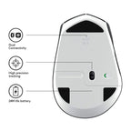 Logitech M720 Triathlon Multi-Device Optical 2.4 GHz Wireless Bluetooth Mouse - Black