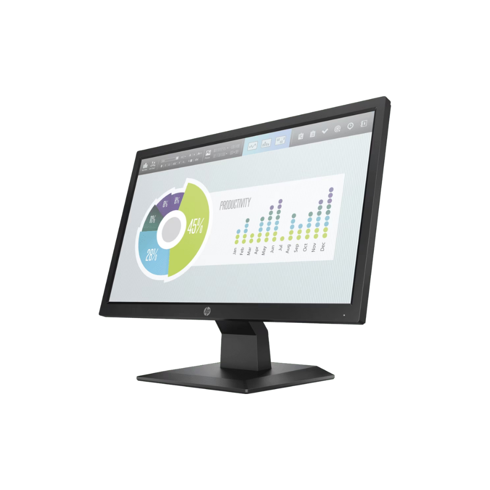 HP V20 (1H849A6) – 19.5" HD+, VA Panel, VGA/HDMI, 1600x900, Tilt -5° to +25°, 3 Years Warranty