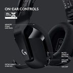 Logitech G733 Lightspeed RGB Wireless Gaming Headphone with PRO-G 40mm Driver and 6mm Boom Microphone