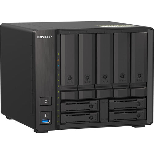 QNAP TS-h973AX-32G 9 Bay QuTS Hero NAS with 10GbE/2.5GbE Connectivity - Black