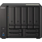 QNAP TS-h973AX-32G 9 Bay QuTS Hero NAS with 10GbE/2.5GbE Connectivity - Black
