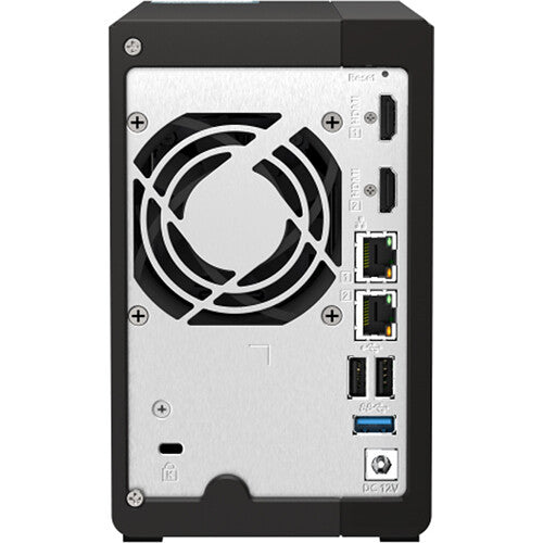 QNAP TS-253E-8G Quad Core 2 Bay 2.5GbE Desktop Network Attached Storage - Black