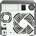 QNAP TVS-h474-PT-8G 4 Bay 2.5GbE Desktop Network Attached Storage - Black
