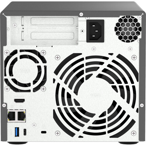 QNAP TVS-h474-PT-8G 4 Bay 2.5GbE Desktop Network Attached Storage - Black