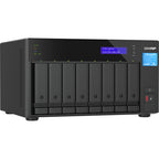 QNAP TVS-h874T-i7-32G 8 Bay 2.5GbE Thunderbolt 4 Desktop Network Attached Storage - Black