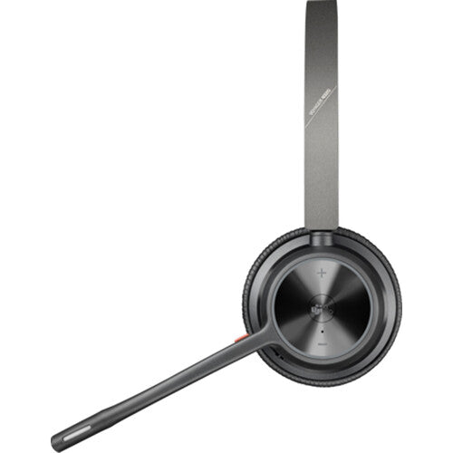 Poly Voyager 4320-M Microsoft Teams Certified Bluetooth Wireless Headset with Charging Stand - Black