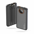 Muvtech TriVolt 10000mAh Power Bank With built-in Cables.