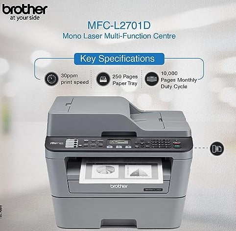 Monochrome Laser Multifunction- MFC-L2701D