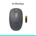 Logitech M196 Bluetooth Wireless Optical Mouse - Graphite
