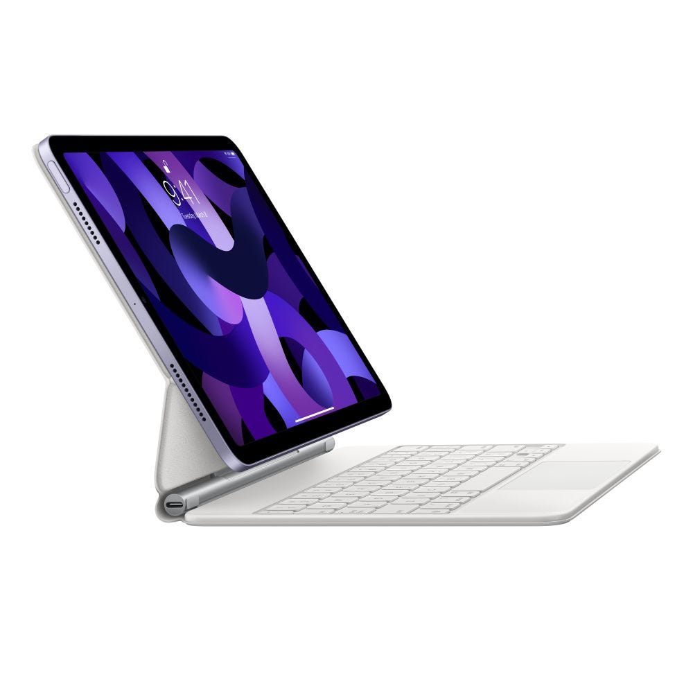 Apple Magic Keyboard for iPad Pro 11-inch (4th generation) and iPad Air (5th generation) US English (White)