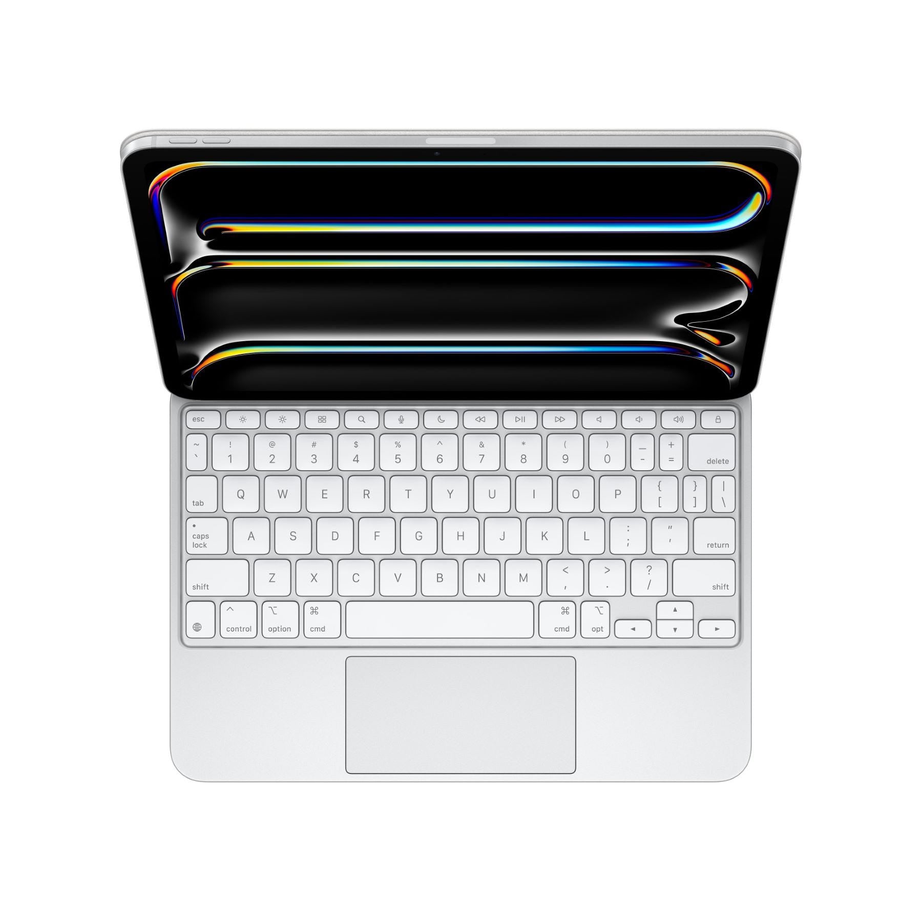 Apple Magic Keyboard for iPad Pro 11" (M4) - US English - White (MWR03HN/A)