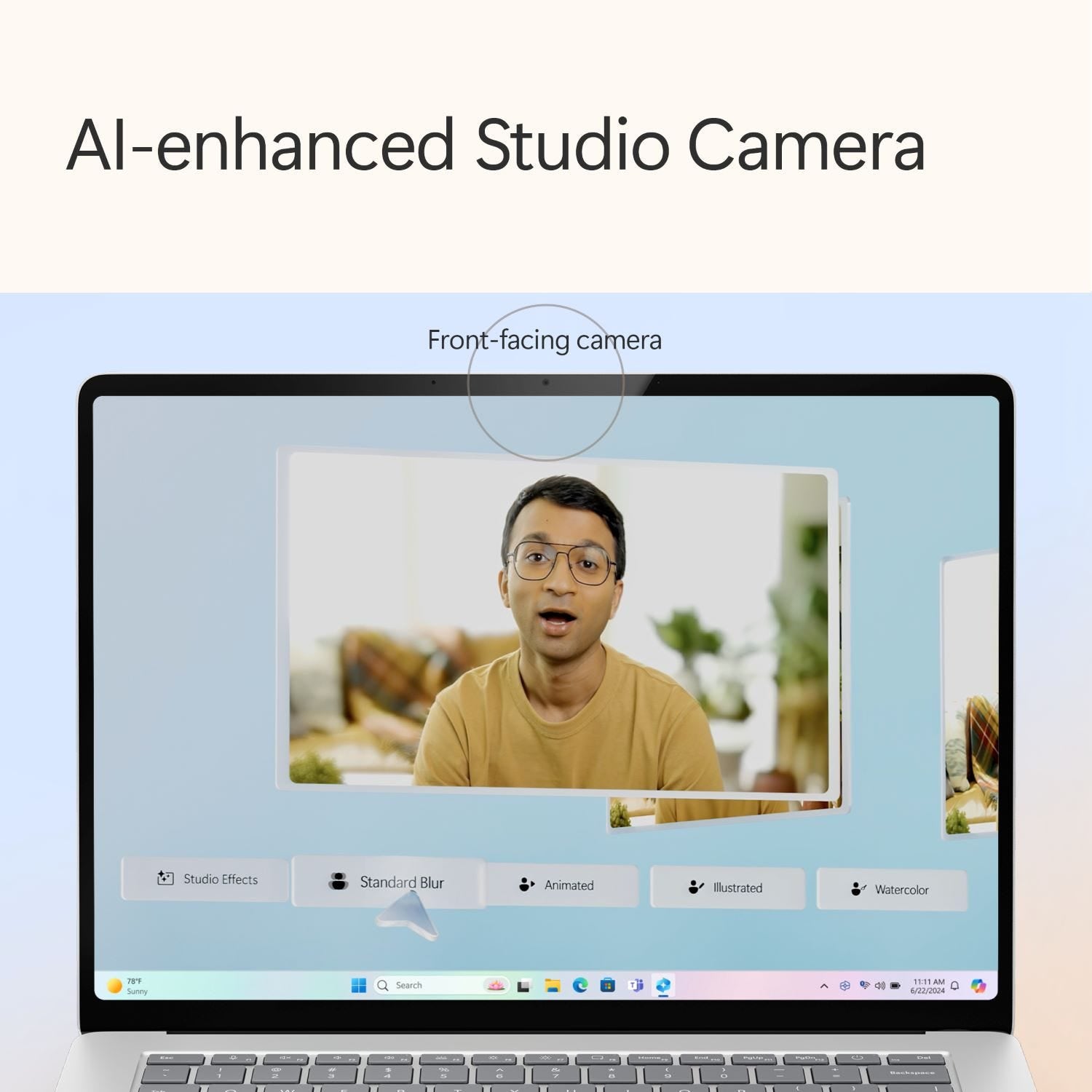 Microsoft Surface Laptop 7 – Snapdragon X Elite (12-Core), 15-inch PixelSense Flow Display, 16GB RAM, 256GB SSD, Windows 11 Home - ZHG-00023