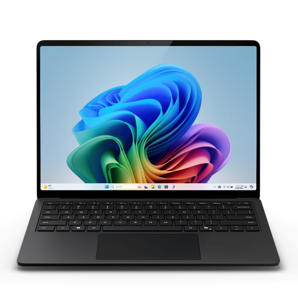 Microsoft Surface Laptop 7 – Snapdragon X Elite (12-Core), 16GB RAM, 512GB SSD, 15-inch PixelSense Flow Touch Display, Windows 11 Home, Black - ZHH-00048
