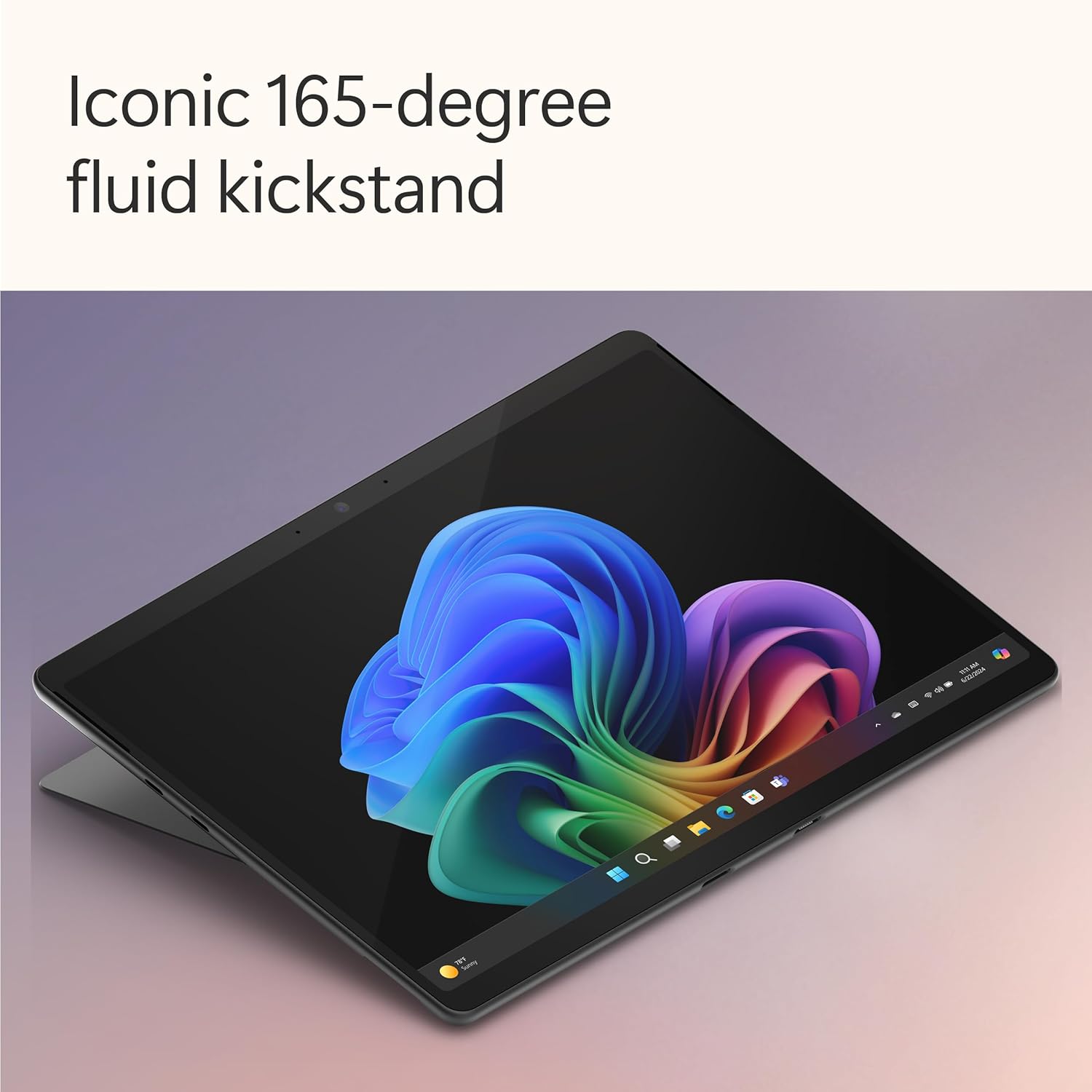 Microsoft Surface Pro 11 – Snapdragon X Plus (10-Core), 16GB RAM, 512GB SSD, 13-inch PixelSense Flow Touch Display, Windows 11 Home, Black - ZHY-00032
