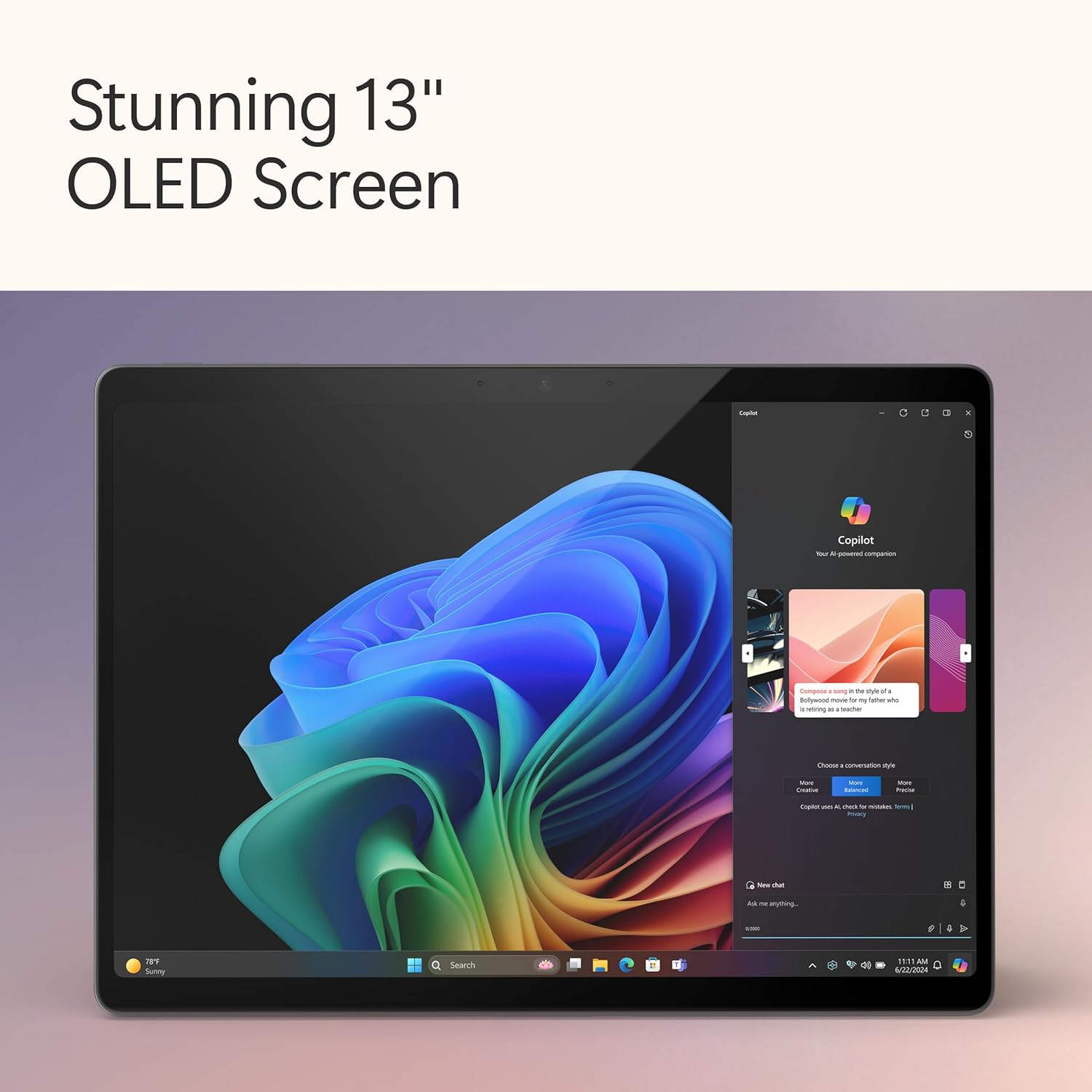 Microsoft Surface Pro (11th Edition) – Snapdragon X Elite, 16GB RAM, 1TB SSD, 13" OLED Touch Display - ZIB-00031