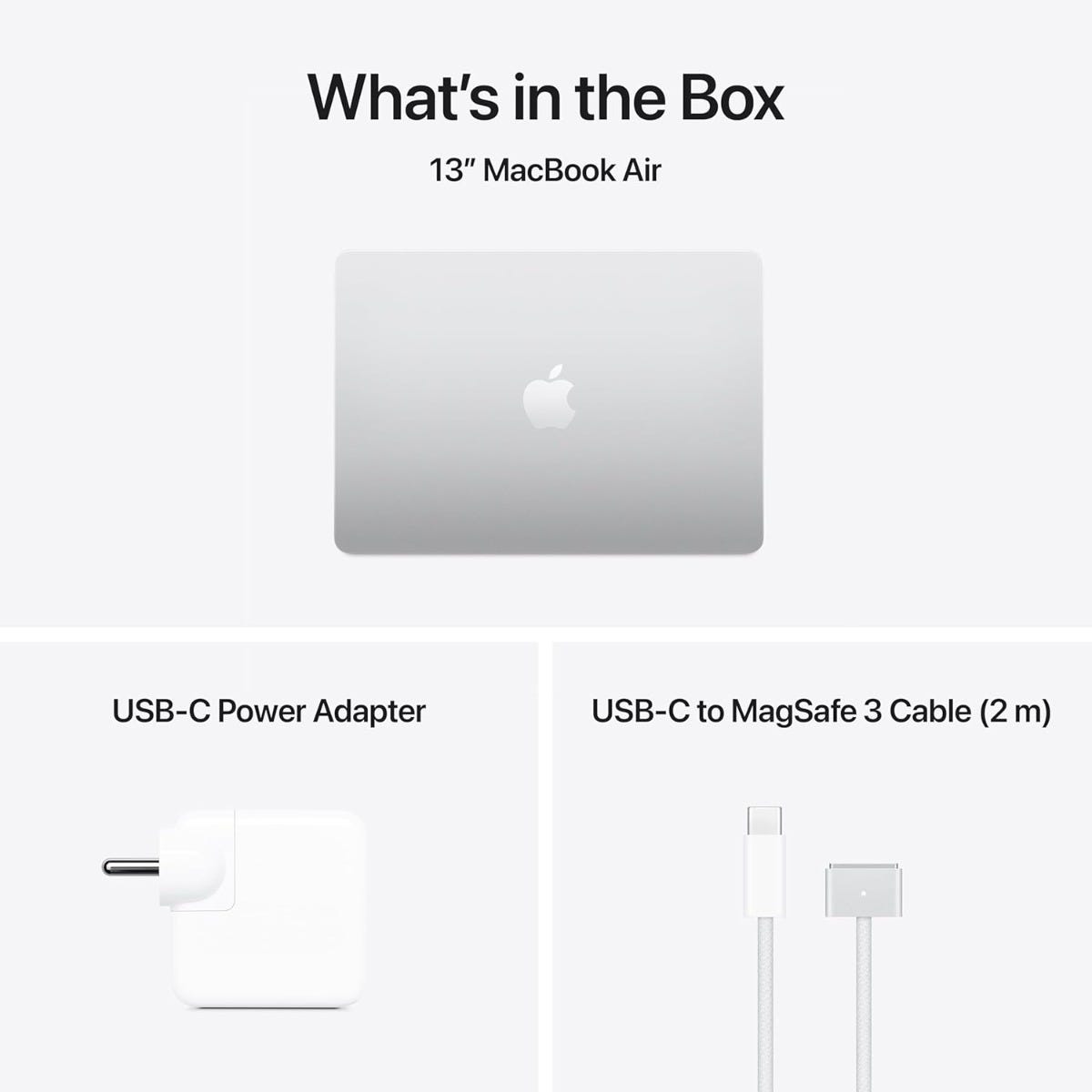 Apple MacBook Air M5 Chip (16GB RAM/ 512GB SSD/ 13 Inch Liquid Retina Display/ 10‑core CPU and 8‑core GPU/ Silver) - MDH74HN/A