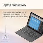 Microsoft Surface Pro 2-in-1 Touchscreen Laptop – Snapdragon X Plus, 16GB RAM, 256GB SSD, 12" PixelSense LCD Display, Windows 11 Home - EP2-27654