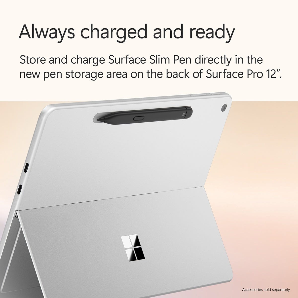 Microsoft Surface Pro 2-in-1 Touchscreen Laptop – Snapdragon X Plus, 16GB RAM, 256GB SSD, 12" PixelSense LCD Display, Windows 11 Home - EP2-27654