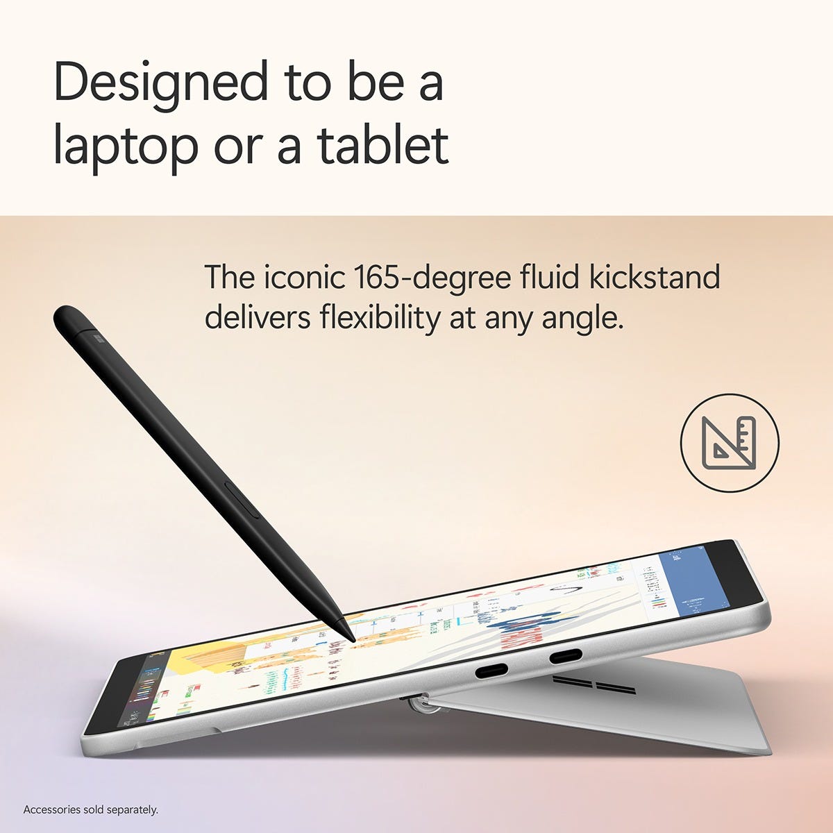 Microsoft Surface Pro 2-in-1 Touchscreen Laptop – Snapdragon X Plus, 16GB RAM, 256GB SSD, 12" PixelSense LCD Display, Windows 11 Home - EP2-27654