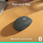 Logitech M196 Bluetooth Wireless Optical Mouse - Graphite
