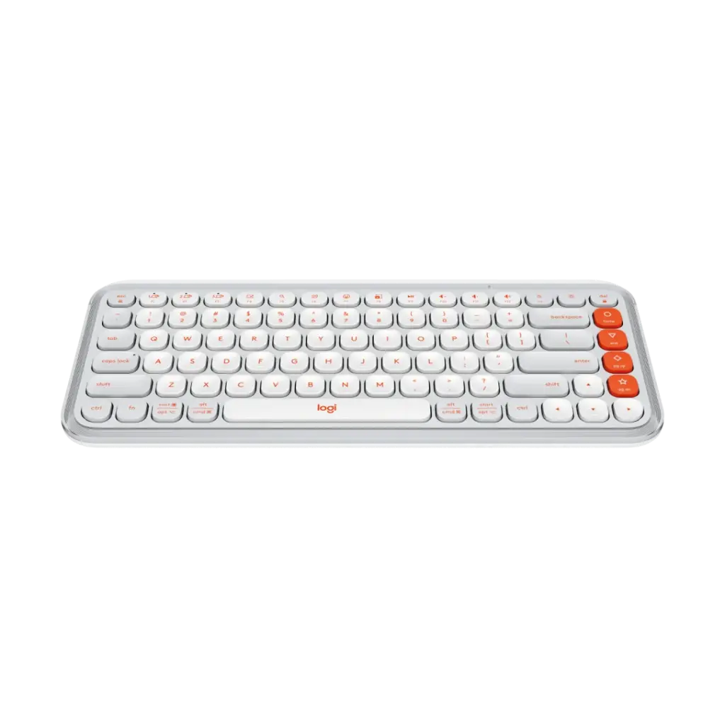 Logitech POP Icon Keys Multi Device Wireless Bluetooth Keyboard - Off White