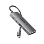 UGREEN USB C Hub 10Gbps 4 Port Aluminum USB 3.2 Splitter 2 USB-C 2 USB-A Data Ports Laptop MacBook PC Type-C Hub (30758)