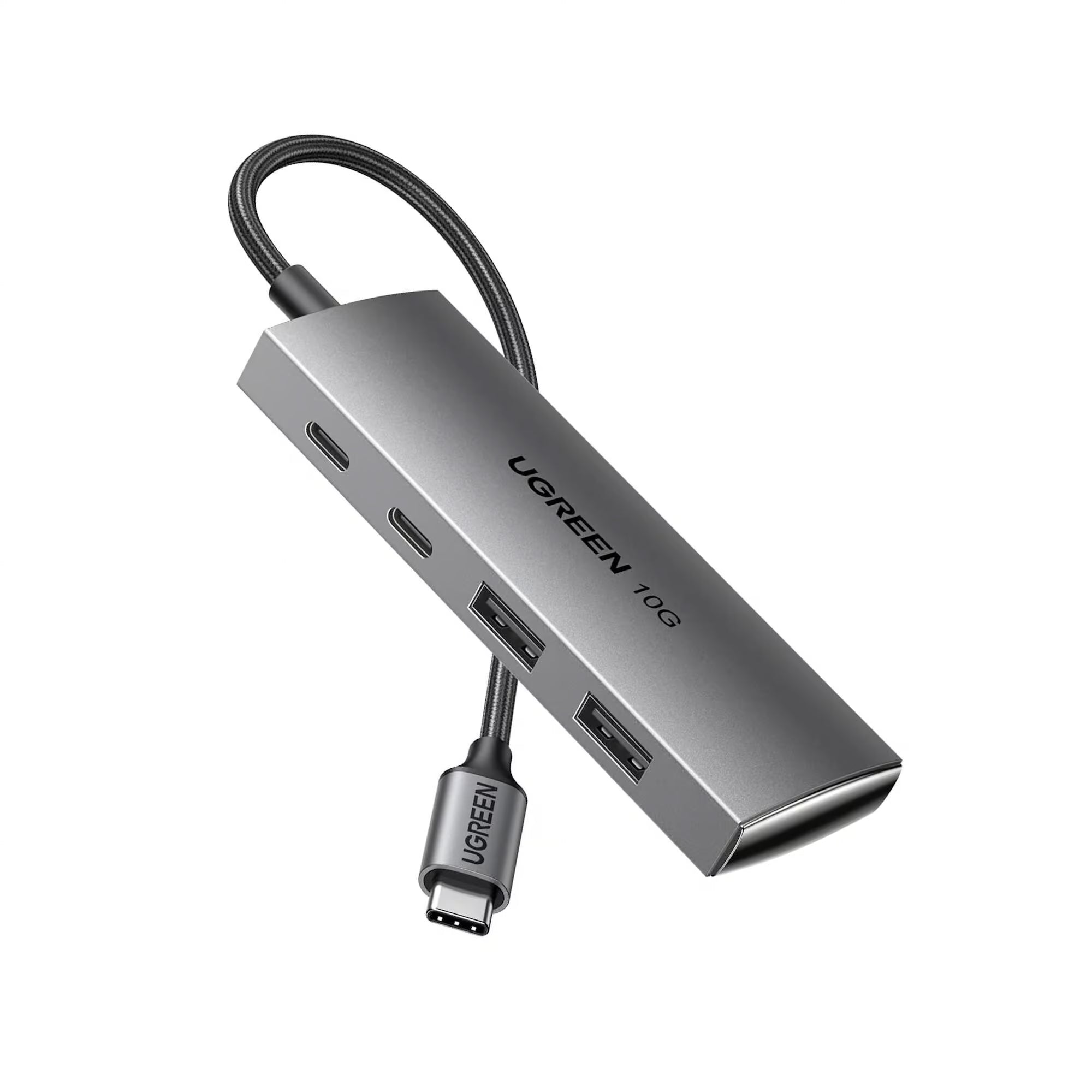 UGREEN USB C Hub 10Gbps 4 Port Aluminum USB 3.2 Splitter 2 USB-C 2 USB-A Data Ports Laptop MacBook PC Type-C Hub (30758)