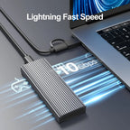 MAIWO K1691 USB-C 3.1 Gen2 Tool Free M.2 NVMe SATA SSD Enclosure