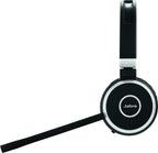 JABRA EVOLVE 65 SE MS UC DUO Bluetooth Wireless Passive Noise Cancellation Stereo Headset with Mic - Black