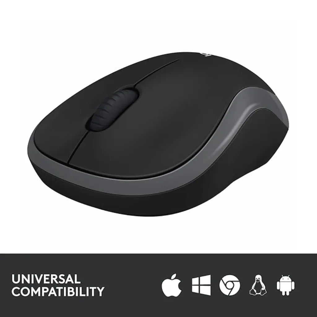 Logitech M186 2.4GHz Wireless Mouse with USB Nano Receiver
