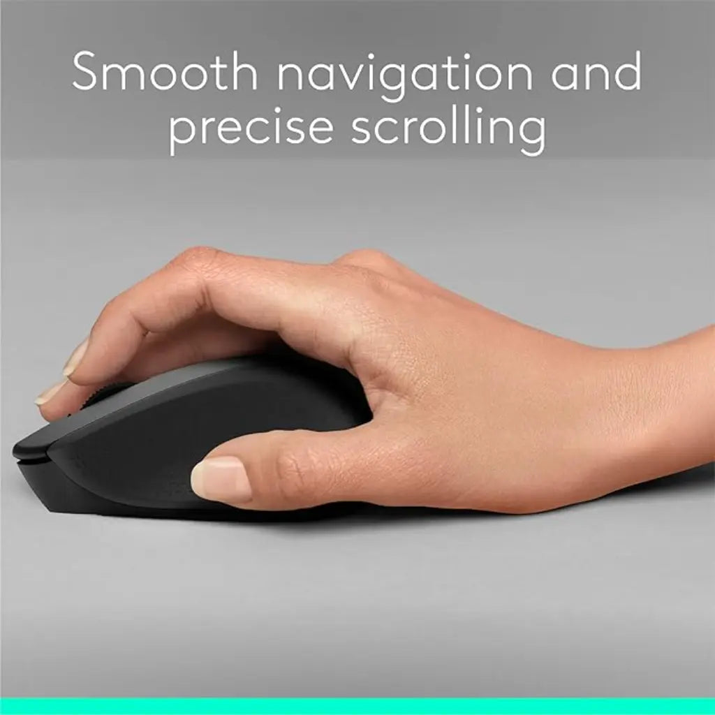 Logitech M331 Silent Plus 2.4GHz Wireless Mouse with USB Nano Reciever