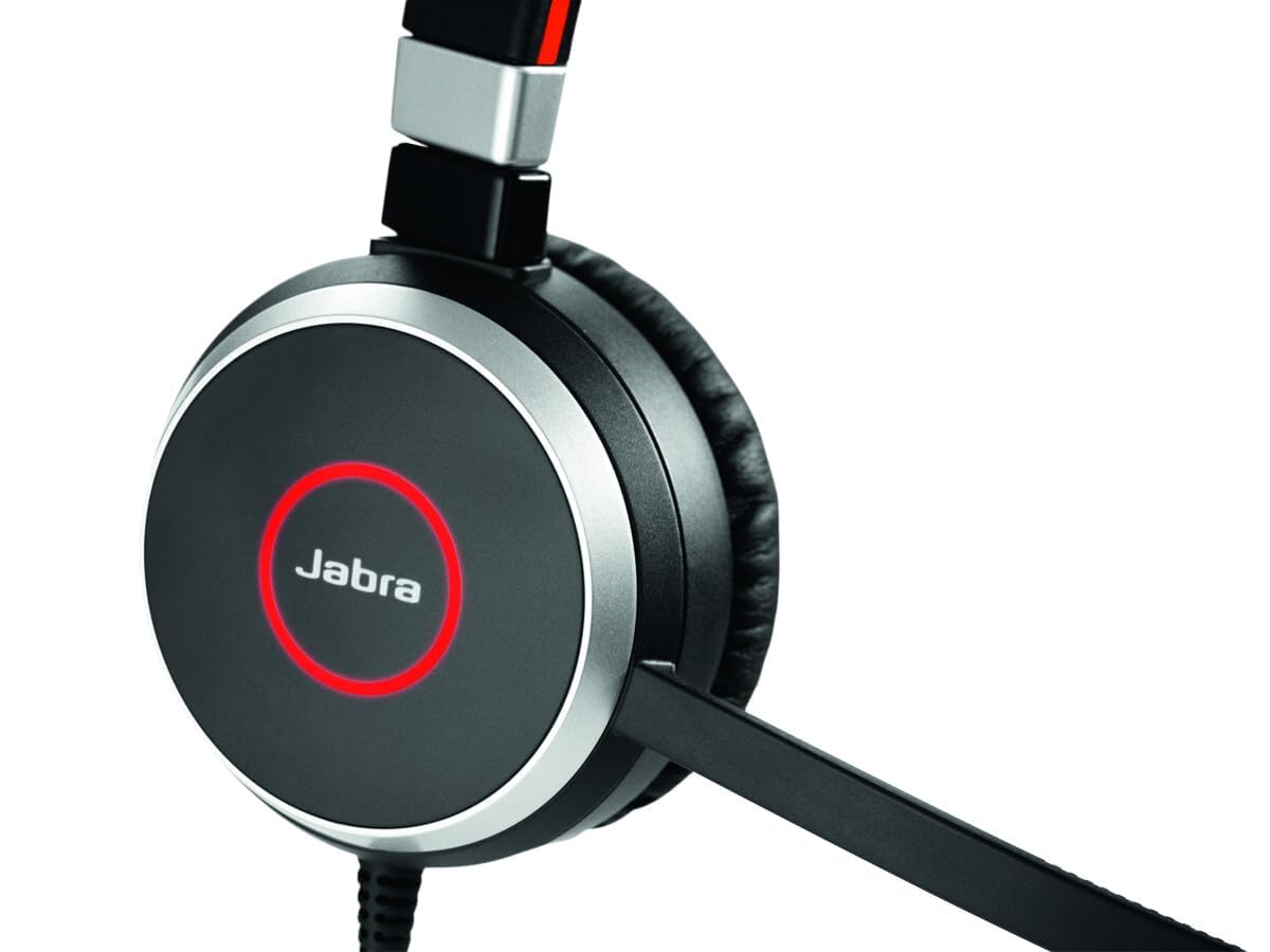 JABRA EVOLVE 65 SE MS UC DUO Bluetooth Wireless Passive Noise Cancellation Stereo Headset with Mic - Black
