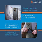 Muvtech TriVolt 10000mAh Power Bank With built-in Cables.