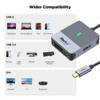 Black-i Type-C to DVI with 1 Port USB 3.0 (4K@30Hz)