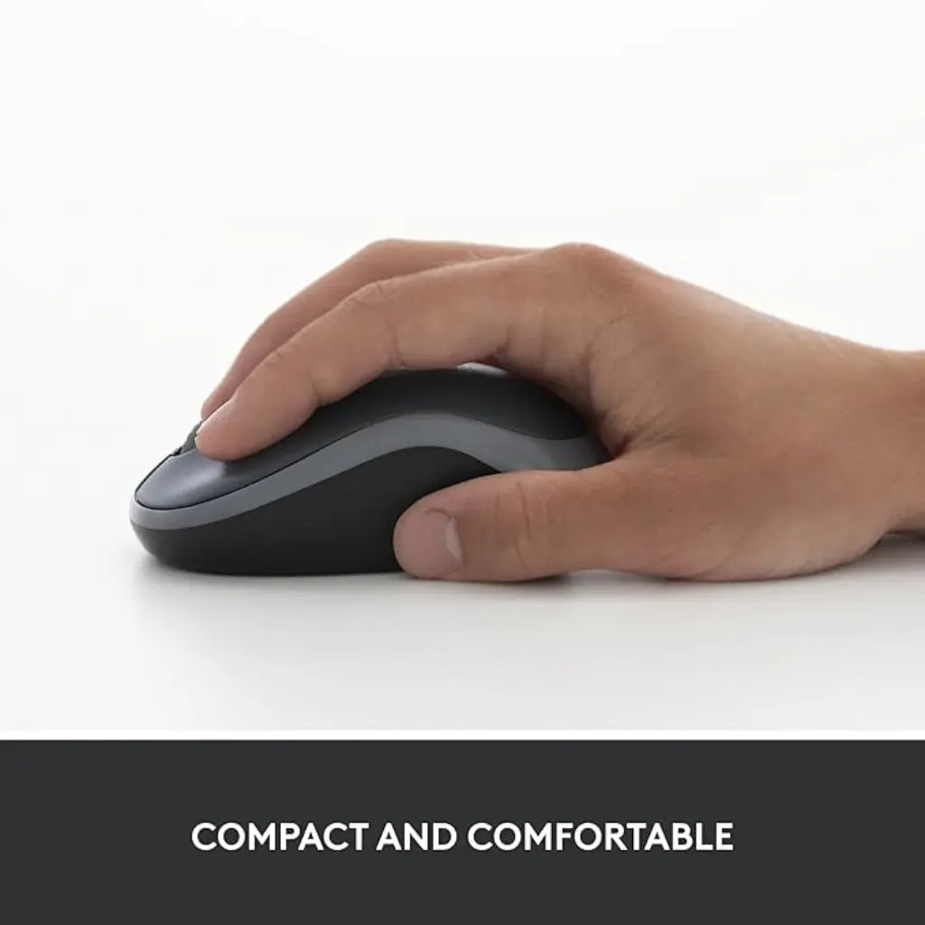 Logitech M186 2.4GHz Wireless Mouse with USB Nano Receiver