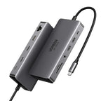 UGREEN 11-in-1 USB-C Hub Dual HDMI Docking Station 4K 60Hz 8K 30Hz 100W PD 10Gbps USB Ethernet Card Reader 15965