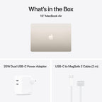 Apple 2026 MacBook Air 15″ Laptop with M5 chip: AI and Apple Intelligence, 38.91 cm (15.3″) Liquid Retina Display, 16GB Unified Memory, 1TB SSD Storage, 12MP Center Stage Camera, Touch ID; Starlight