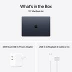 Apple 2026 MacBook Air 15″ Laptop with M5 chip: AI and Apple Intelligence, 38.91 cm (15.3″) Liquid Retina Display, 16GB Unified Memory, 1TB SSD Storage, 12MP Center Stage Camera, Touch ID; Midnight