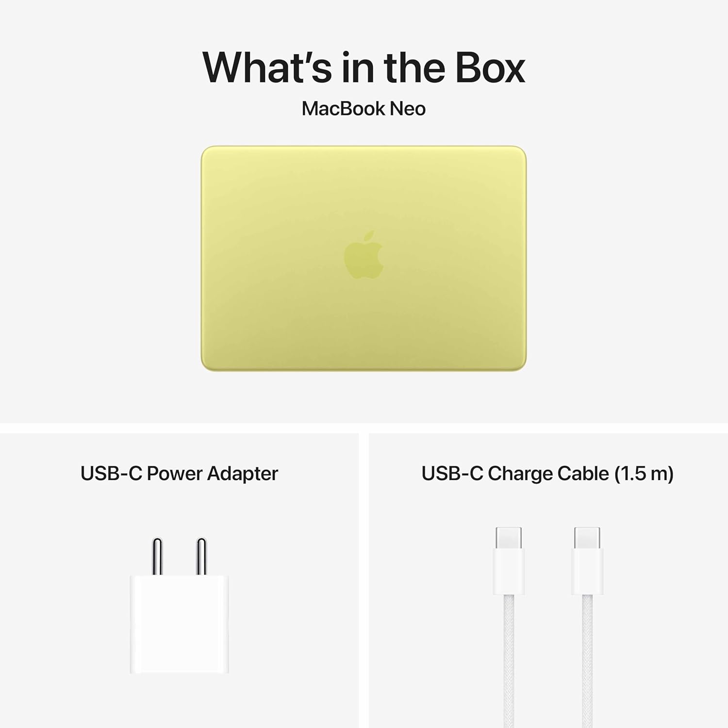 Apple 2026 MacBook Neo 13" Laptop with A18 Pro chip: Built for AI and Apple Intelligence, Liquid Retina Display, 8GB Unified Memory, 512GB SSD Storage, 1080p FaceTime HD Camera, Touch ID; Citrus