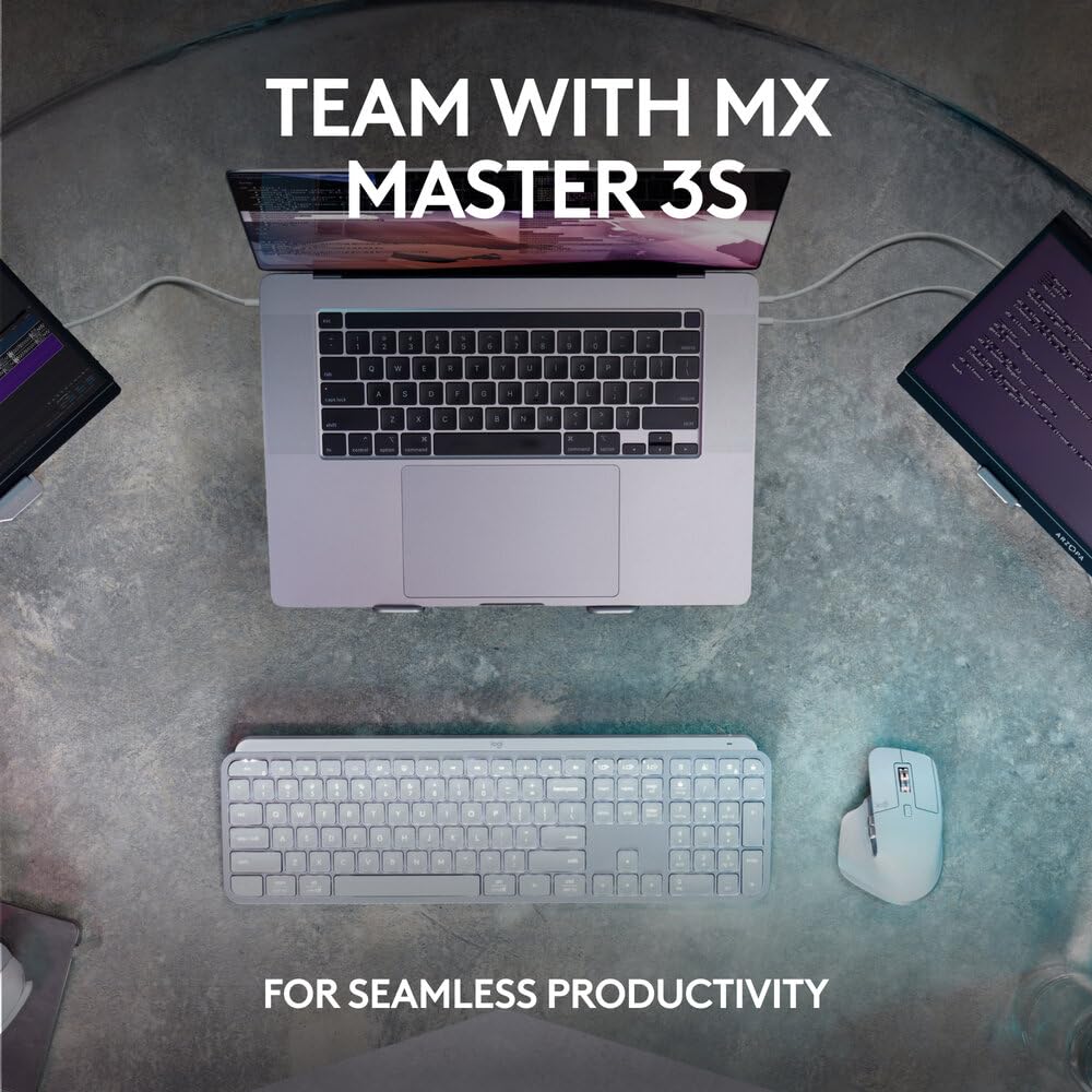 Logitech Master Series MX Keys S Advanced Wireless Illuminated Keyboard - Graphite