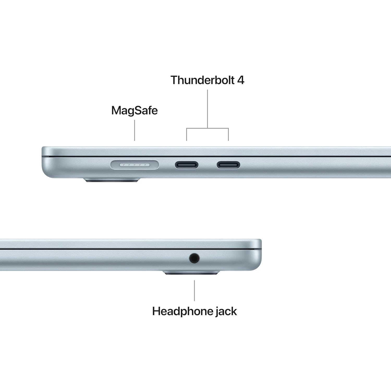 Apple 2026 MacBook Air 15″ Laptop with M5 chip: AI and Apple Intelligence, 38.91 cm (15.3″) Liquid Retina Display, 16GB Unified Memory, 1TB SSD Storage, 12MP Center Stage Camera, Touch ID; Sky Blue