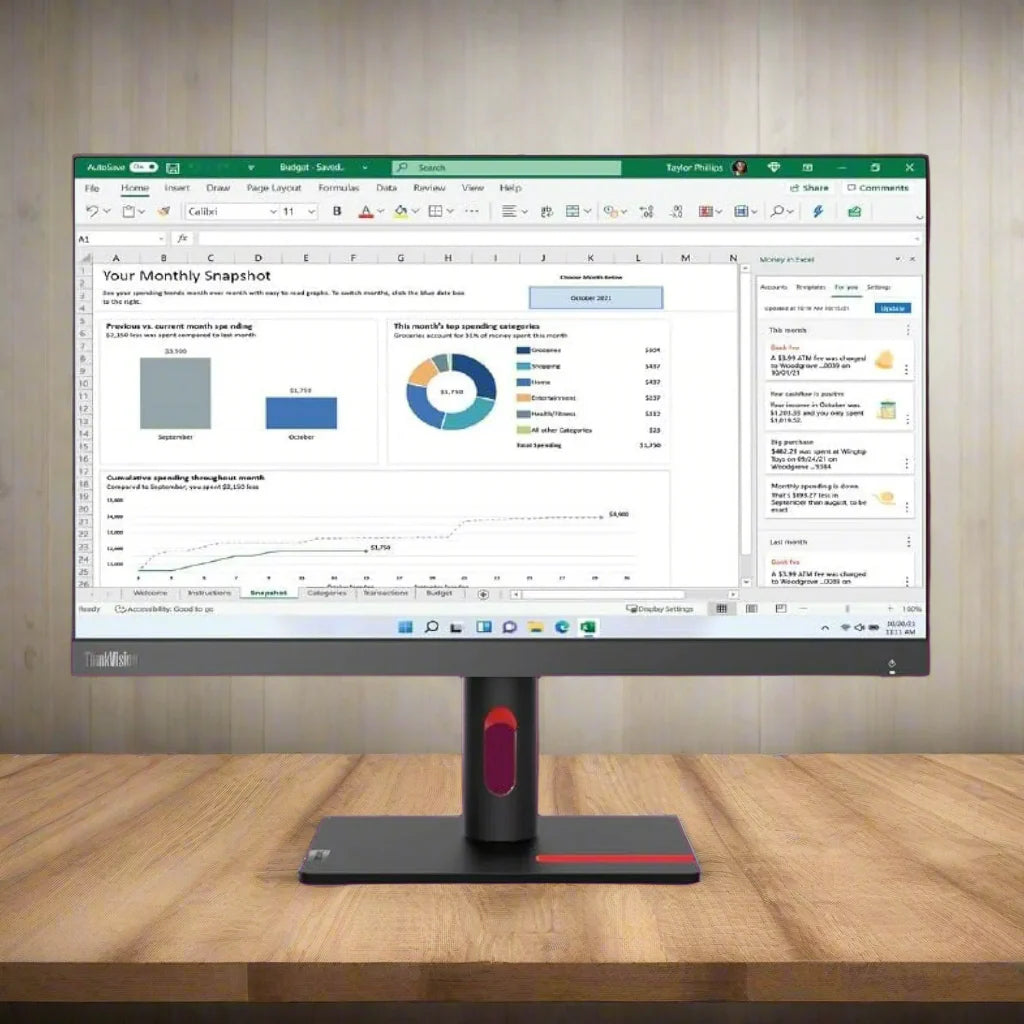 Lenovo ThinkVision S22i-30 21.5" FHD 75Hz Eye safe Office IPS Monitor