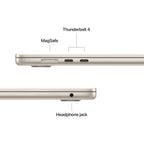 Apple 2026 MacBook Air 15″ Laptop with M5 chip: AI and Apple Intelligence, 38.91 cm (15.3″) Liquid Retina Display, 16GB Unified Memory, 1TB SSD Storage, 12MP Center Stage Camera, Touch ID; Starlight