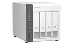 QNAP TS-433 Quad Core 4 Bay Network Attached Storage Enclosure - White