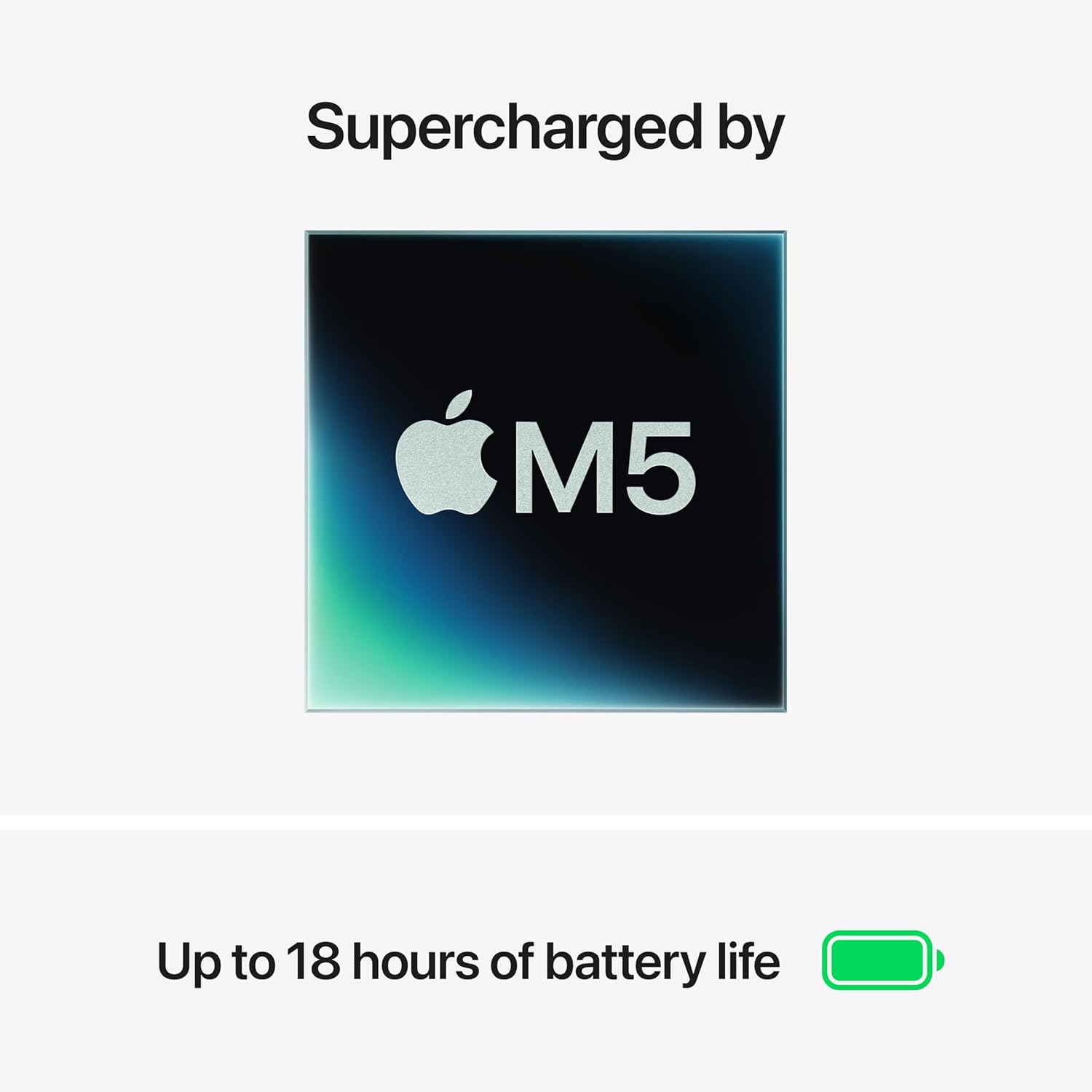 Apple 2026 MacBook Air 15″ Laptop with M5 chip: AI and Apple Intelligence, 38.91 cm (15.3″) Liquid Retina Display, 24GB Unified Memory, 1TB SSD Storage, 12MP Center Stage Camera, Touch ID; Silver